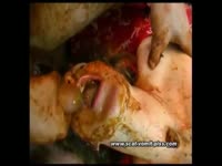 [ Shit XXX Tube ] Nasty college teens choking on cum and crap